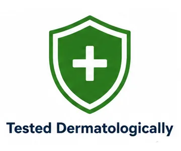 Dermatologically tested icon